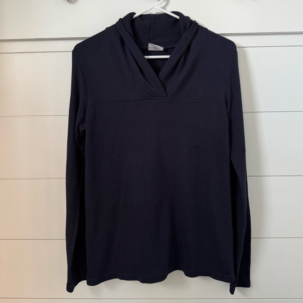Columbia Navy Long Sleeve Knit Top, Women’s S